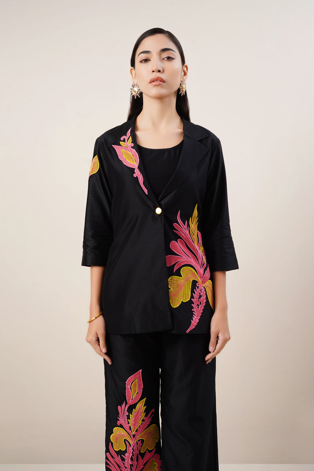 Secret Closet Ivy Co-ord Set in Black