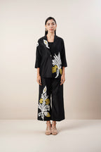 Secret Closet Ivy Co-ord Set in Noir Black