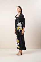 Secret Closet Ivy Co-ord Set in Noir Black