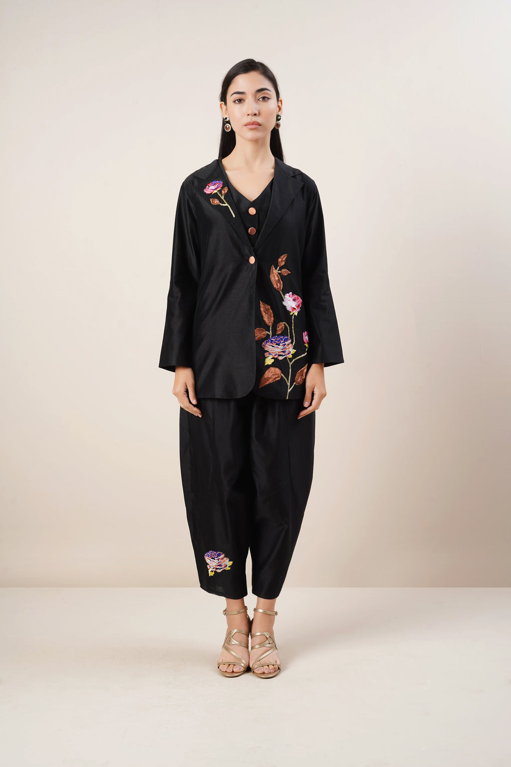 Secret Closet Daphne Co-ord Set in Black