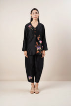 Secret Closet Daphne Co-ord Set in Black