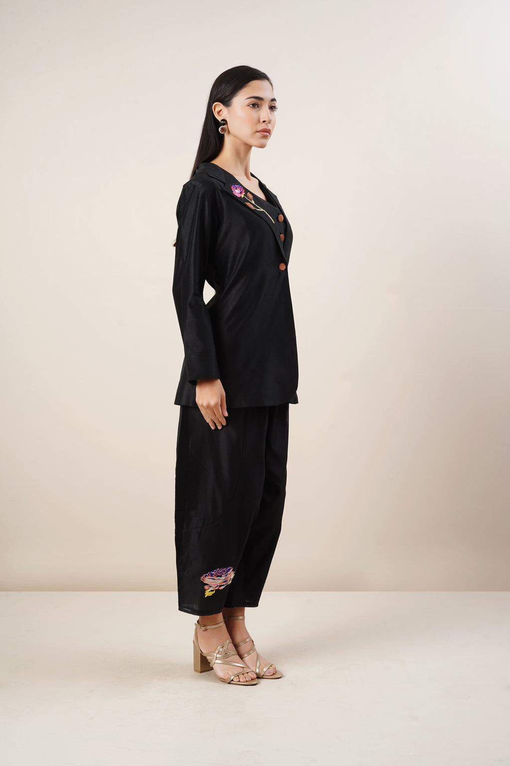 Secret Closet Daphne Co-ord Set in Black