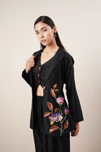 Secret Closet Daphne Co-ord Set in Black