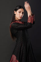 Secret Closet Red Rose Anarkali Lehenga Set